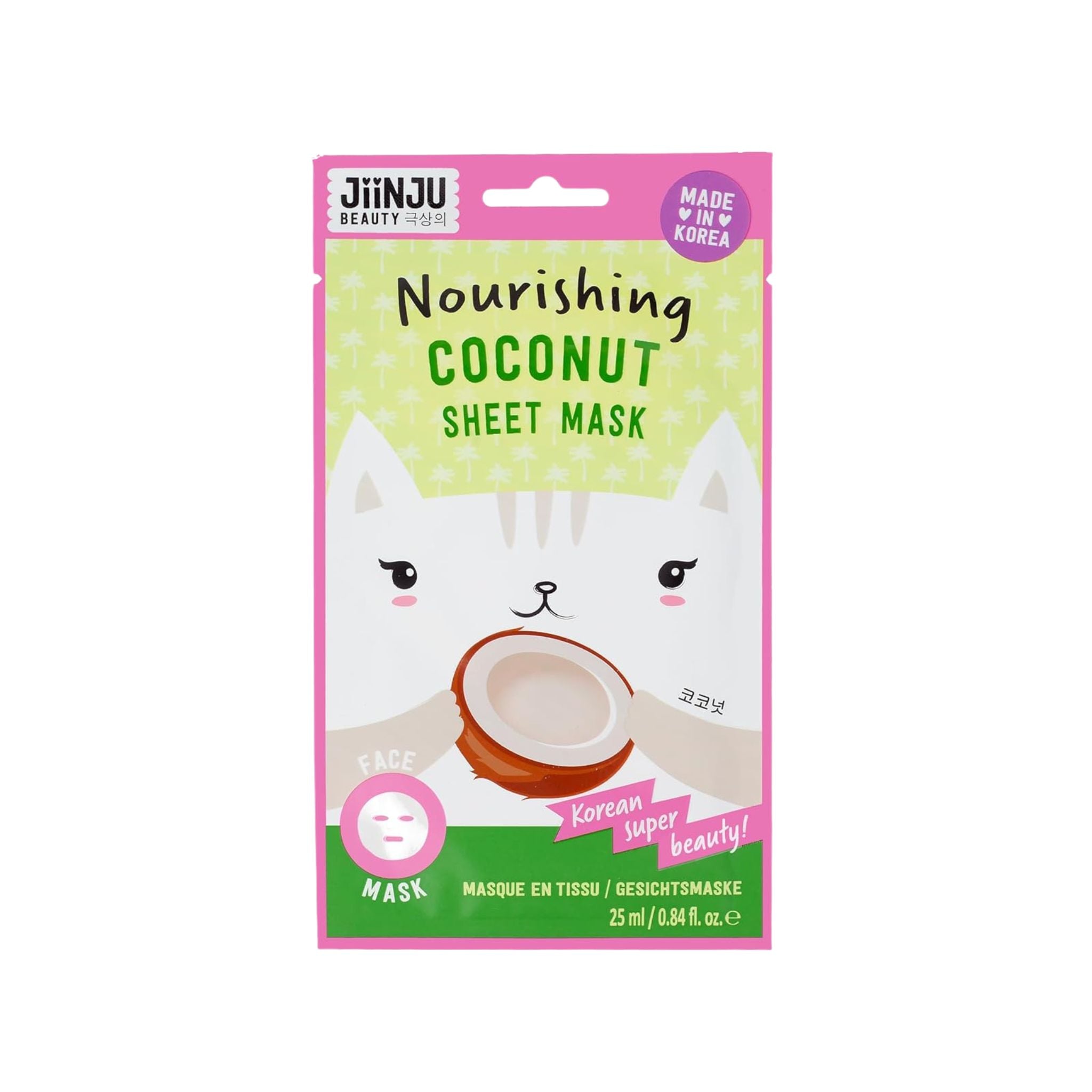 Jiinju Beauty Nourishing Coconut Sheet Mask